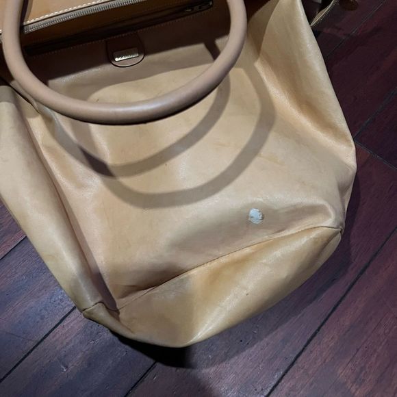 Vintage Gucci Canvas & Vachetta Leather Beach Bag - Picture 7 of 16